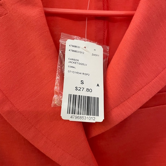 Coral blazer size small - Picture 2 of 5